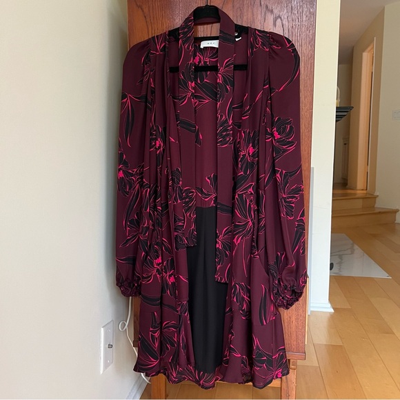 A.L.C. Embrey Dress in Bordeaux - Picture 5 of 9
